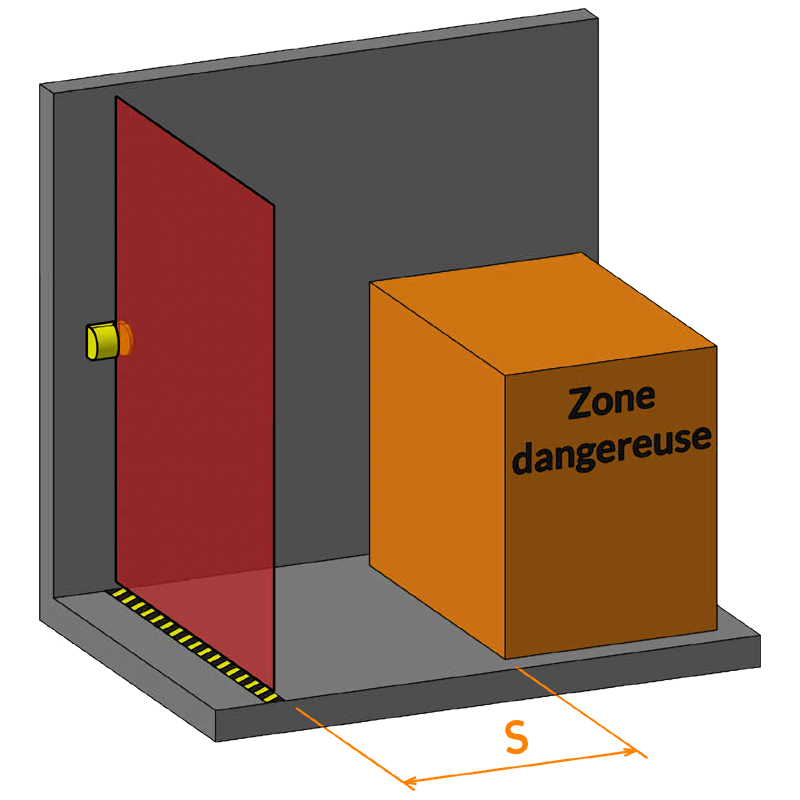 Scrutateur laser (montage vertical)